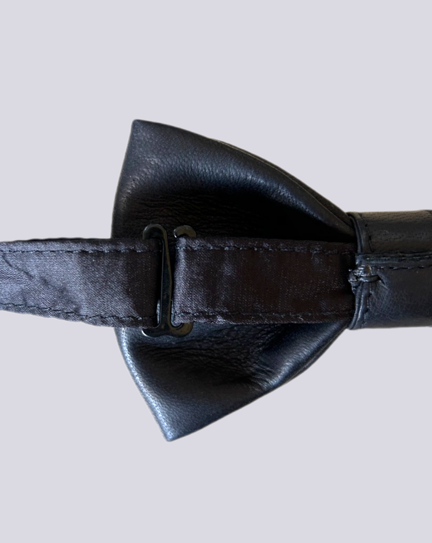 endemann leather bow tie