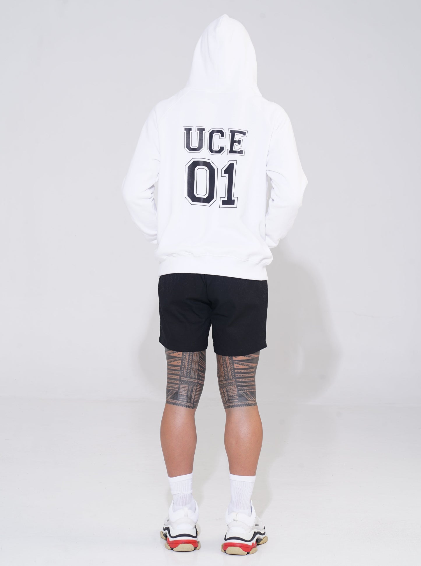 UCE01 White Hoodie - ENDEMANN