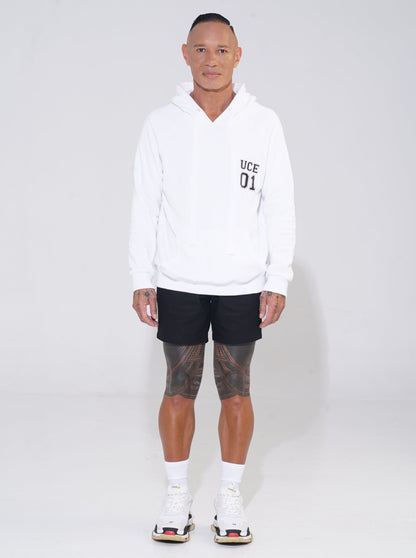 UCE 01 white hoodie