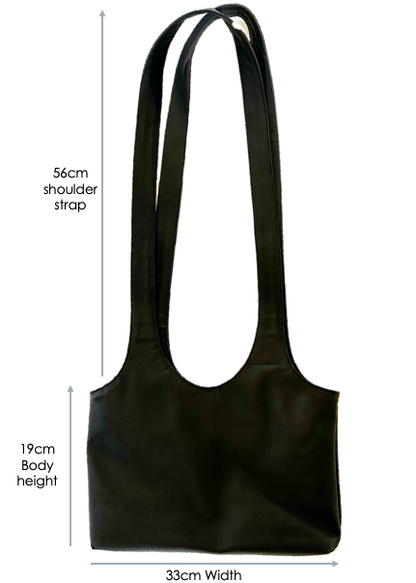 Lleo - our midsize leather tote bag