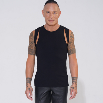 bamboo cotton cut out tank