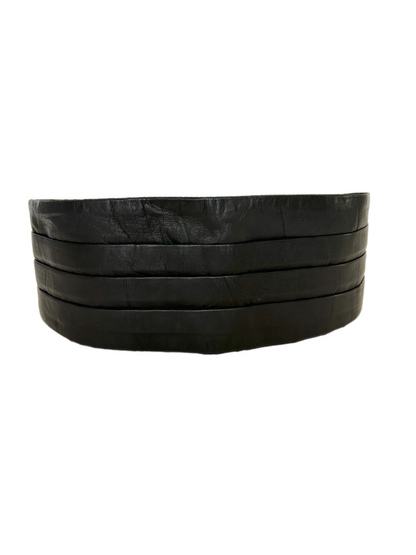 Endemann  leather cummerbund, 