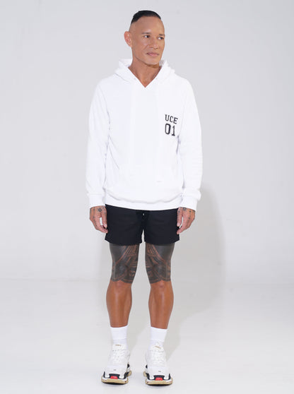 UCE01 White Hoodie - ENDEMANN