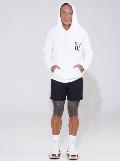 UCE01 White Hoodie - ENDEMANN